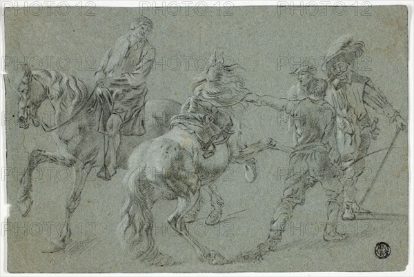 Riding School, n.d. Possibly after Pieter van Laer.