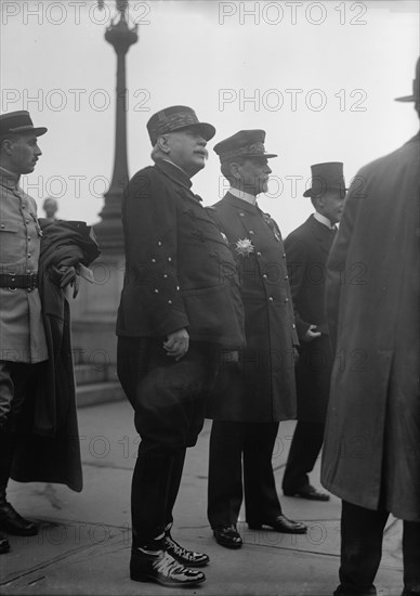 French Commission To U.S. Joffre, Joseph Jacques Cesare, Marechal of France, 1916; Choch..., 1917. Creator: Harris & Ewing.