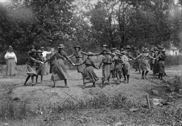 Girl Scouts - Activities And Play, 1917.