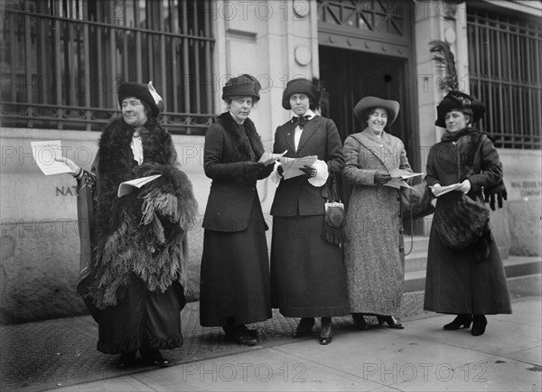 Woman Suffrage - Advertising Parade, 1913.