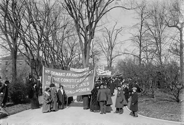 Woman Suffrage - Posters For Parade, 1914.