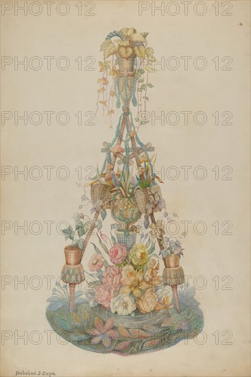 Parlor Flower Stand, c. 1939.