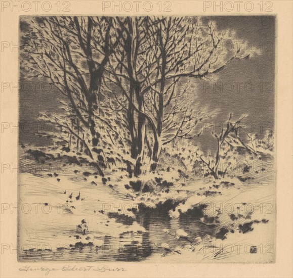 First Snow (No. 1), c. 1914.