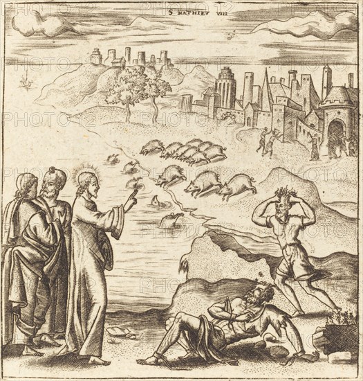 The Gadarene Demoniacs, probably c. 1576/1580.