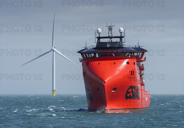 Westermost Rough Wind Farm, 2015. Creator: Alun Bull.