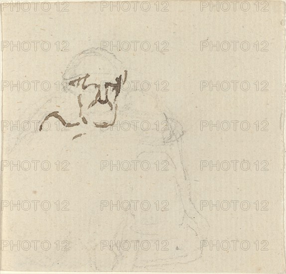 Bearded Figure. Creator: John Flaxman.