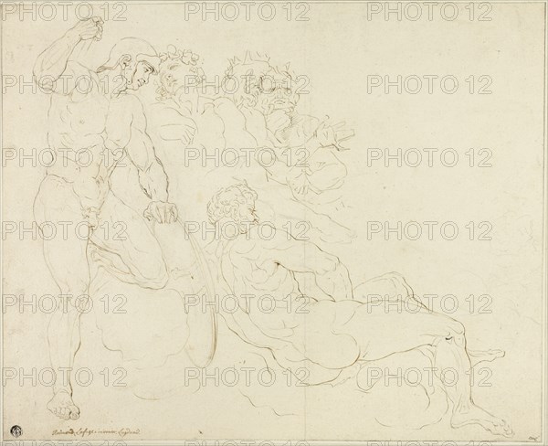 Sketches of Six Classical Figures, n.d.