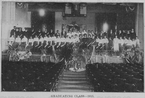 Graduating class- 1915. Creator: Unknown.