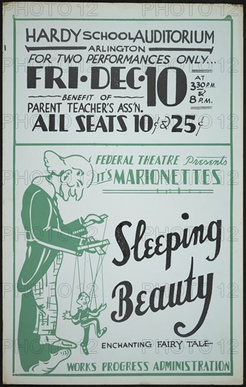 Sleeping Beauty, [193-]. Creator: Unknown.