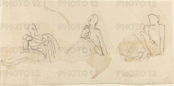 Three Seated Figures. Creator: John Flaxman.