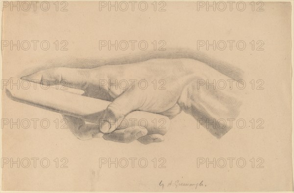 Study of a Hand. Creator: Horatio Greenough.