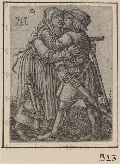 Embracing Couple, c. 1540. Creator: Martin Treu.