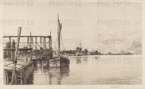 Connecticut River, 1885. Creator: Charles A Platt.