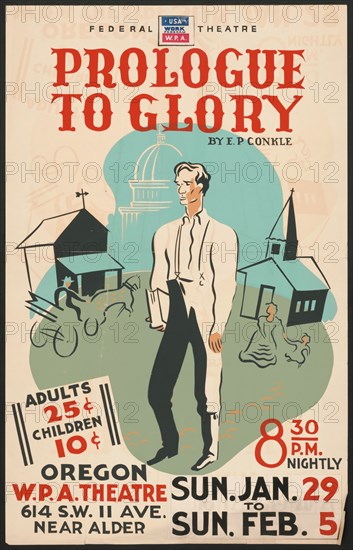 Prologue to Glory, Portland, OR, 1938. Creator: Unknown.