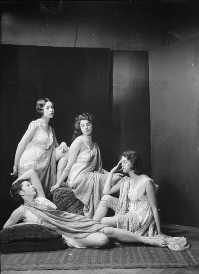 Irma Duncan dancers, 1929 or 1930. Creator: Arnold Genthe.