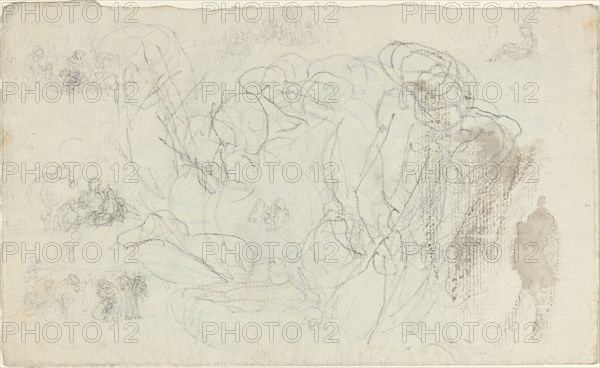 Sheet of Studies [recto and verso]. Creator: John Flaxman. - Photo12 ...