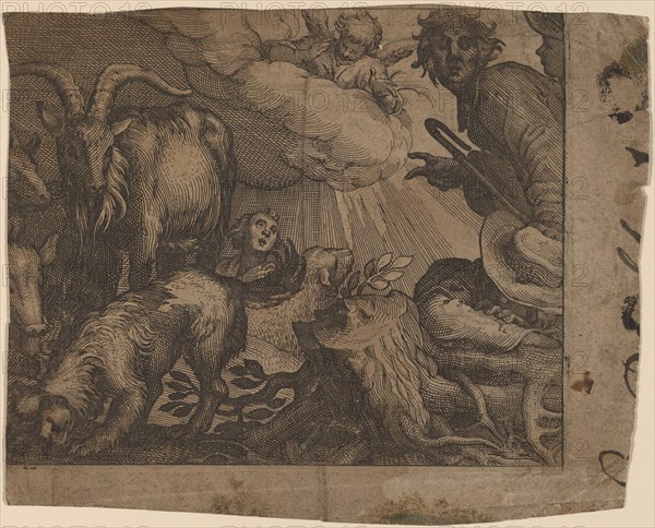 Annunciation to the Shepherds, after 1611. Creator: Unknown.