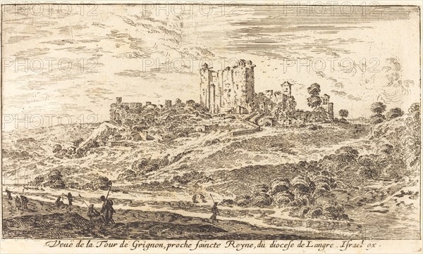 Veue de la Tour de Grignon, 1650. Creator: Israel Silvestre.