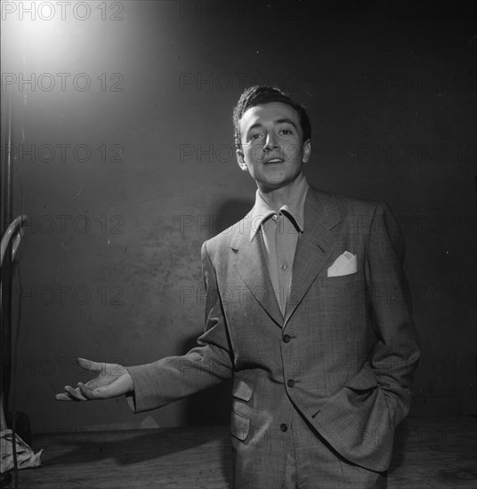 Portrait of Vic Damone, 1938. Creator: William Paul Gottlieb.