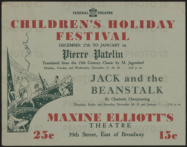 Children's Holiday Festival, New York, [1930s]. Creator: Unknown.