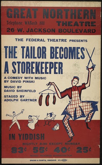 The Tailor Becomes a Storekeeper, Chicago, 1938. Creator: Unknown.