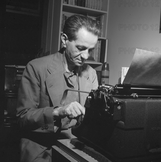 Portrait of Herman Rosenberg, 1938. Creator: William Paul Gottlieb.