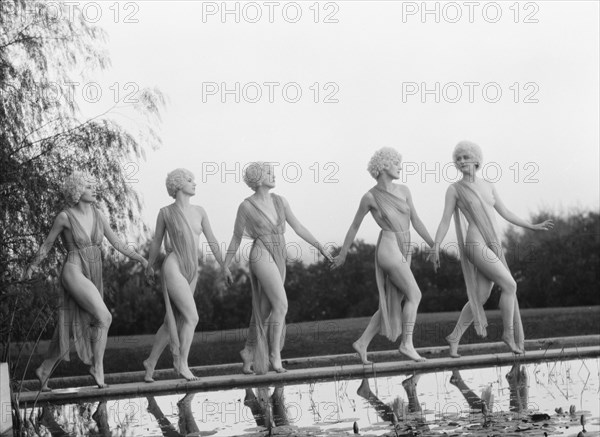 Marion Morgan dancers, between 1914 and 1927. Creator: Arnold Genthe.