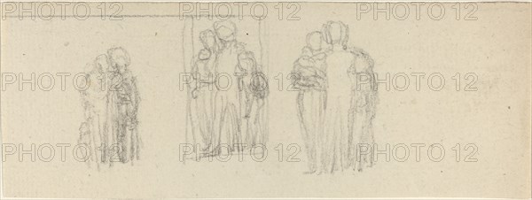 Three Groups of Figures (Parents and Children?). Creator: John Flaxman.