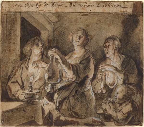 It is good candles which light the way, 1640s. Creator: Jacob Jordaens.