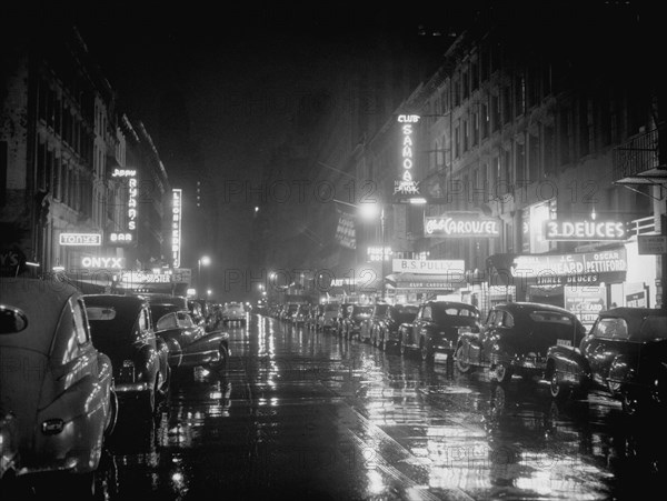 52nd Street, New York, N.Y., ca. July 1948. Creator: William Paul Gottlieb.