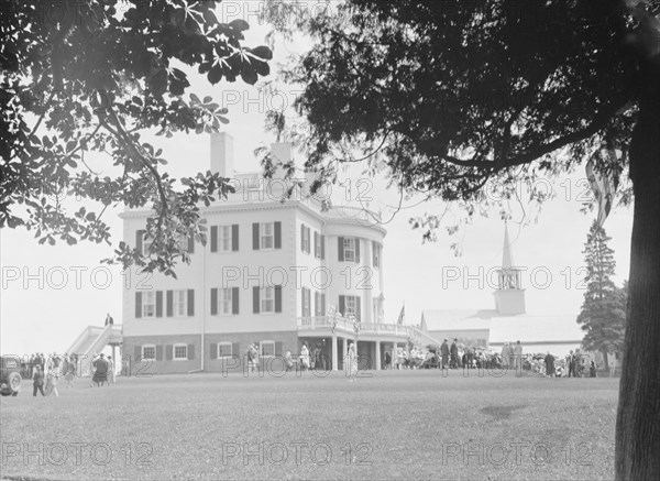 Celebration at the General Knox estate, 1931 July 25. Creator: Arnold Genthe.