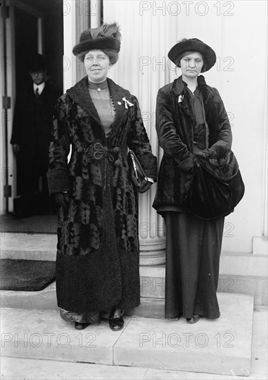 Woman Suffrage - Rose Winslow And Maggie Hinchey, 1914. Creator: Harris & Ewing.