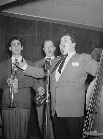 Portrait of Chubby Jackson, Conte Candoli, and Emmett Carls, Esquire Club...,N.Y., ca. Apr. 1947. Creator: William Paul Gottlieb.