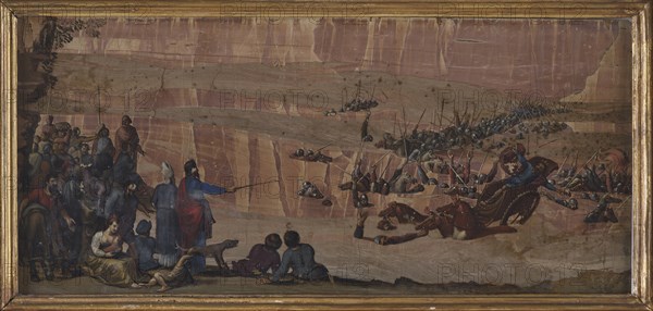 The Israelites crossing of the Red Sea, c. 1620-1630. Creator: Tempesta, Antonio (1555-1630).