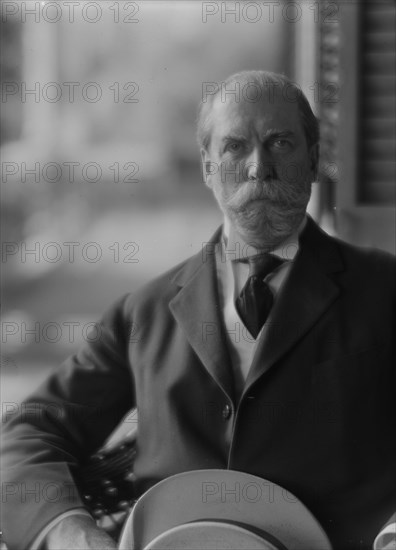 Hughes, Charles, Mr., portrait photograph, 1916. Creator: Arnold Genthe.