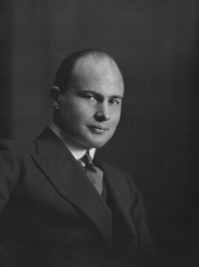 Nichols, J. Brooks, Mr., portrait photograph, 1916 or 1917. Creator: Arnold Genthe.