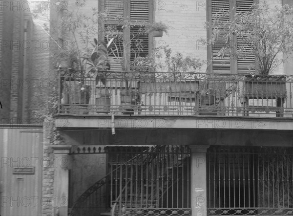 Victor David House (Le Petit Salon), 620 St. Peter Street, New Orleans, between 1920 and 1926. Creator: Arnold Genthe.