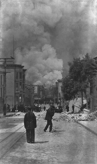 San Francisco, April 18, 1906, 1906 Apr. 18. Creator: Arnold Genthe.