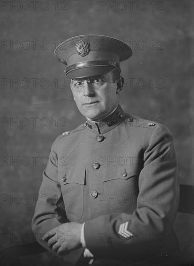 Colonel M.J. Griggs, portrait photograph, 1919 Jan. 31. Creator: Arnold Genthe.