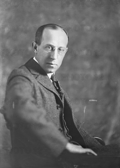 Mr. J.L. Rosenberg, portrait photograph, 1919 Jan. Creator: Arnold Genthe.