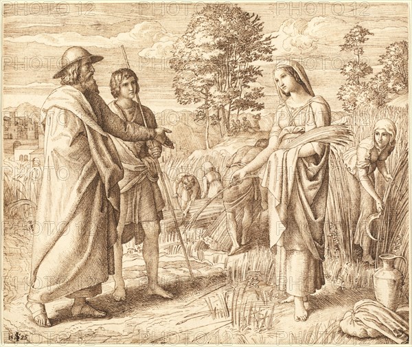 Ruth and Boas, 1825. Creator: Julius Schnorr von Carolsfeld.