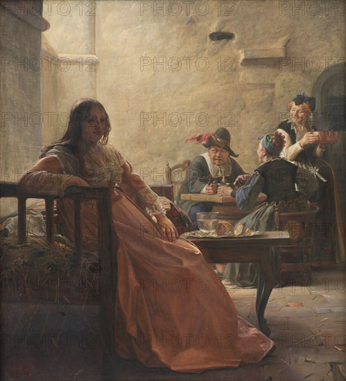 Leonora Christina in Prison, 1870. Creator: Kristian Zahrtmann.