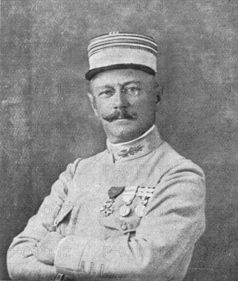 'Une Citation Touchante; Le colonel Priou', 1916. Creator: Unknown.
