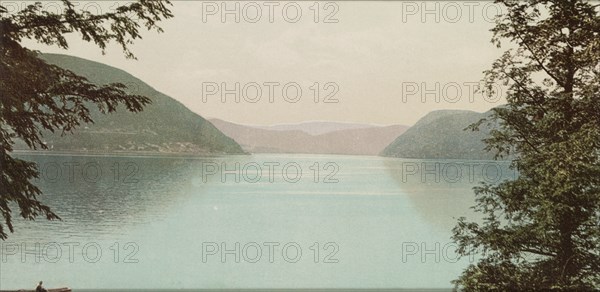 Peekskill Bay and the narrows of the Hudson, ca 1900. Creator: Unknown.