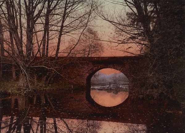 Sunset, Palmer Bridge, New York, c1900. Creator: Unknown.