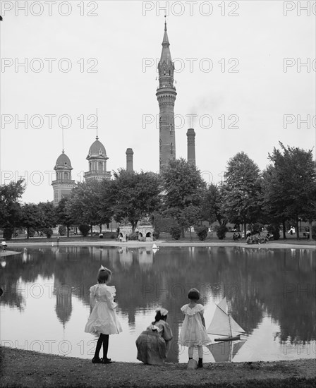 Water Works Park, Detroit, Mich., c1905. Creator: Unknown.