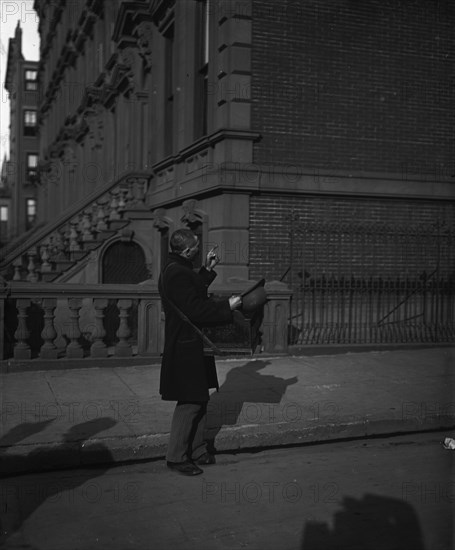 Little music in New York, A, between 1880 and 1905. Creator: Unknown.