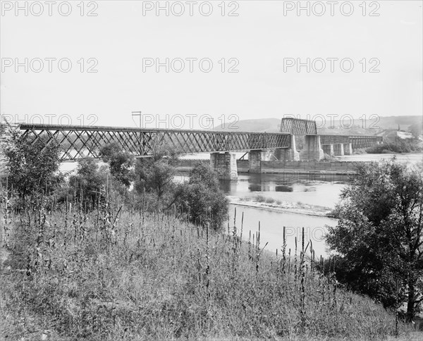 Wisconsin River near Merrimac, between 1880 and 1899. Creator: Unknown.