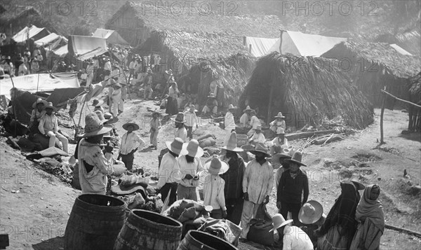 Scene in the village of Abra, between 1880 and 1897. Creator: William H. Jackson.