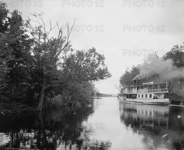 Steamer Nehasac, Adirondack Mts., N.Y., between 1900 and 1905. Creator: Unknown.